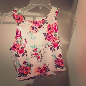 Matching set crop top and Skirt